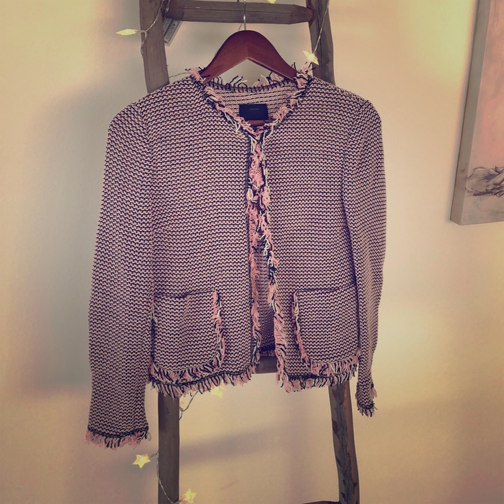 Pinko Cardigan! Perfect condition! Pink and black